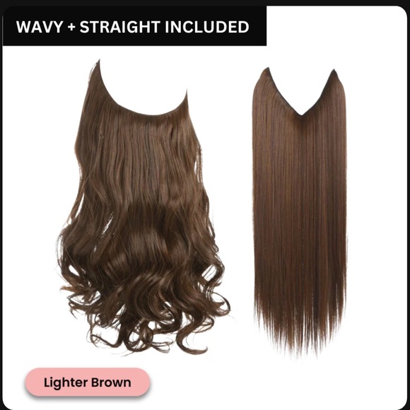 NWT 2 Halo Wire Hair Extensions - Picture 1 of 8